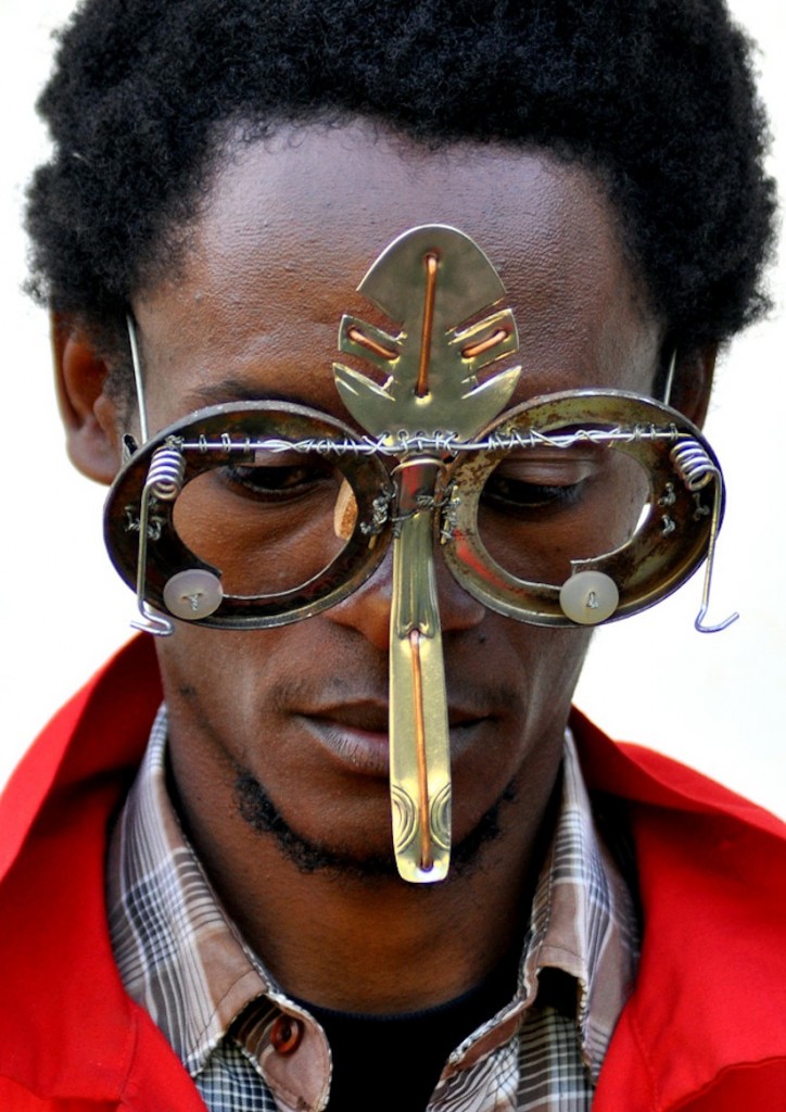 Kenyan Artist Digs Through Trash to Create Dazzling Sculptural Eyewear