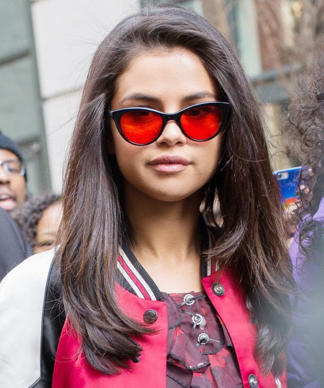 Queen of Instagram, Selena Gomez spotted in Garrett Leight’s “Rouge ...