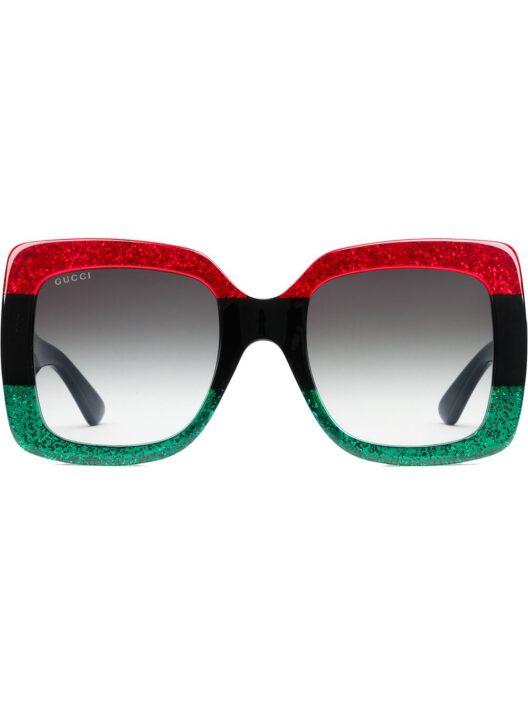 gucci tricolor sunglasses